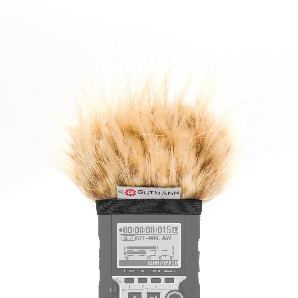 Gutmann Microphone Fur Windscreen Windshield for Olympus DM-5 Camel | Made in Germany