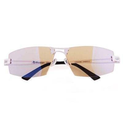 Arozzi Visione VX-600 Computer gaming glasses - Anti-glare, UV and Blue light protection, Eye strain relief, Comfortable gaming, Black (Model: VX600-2)