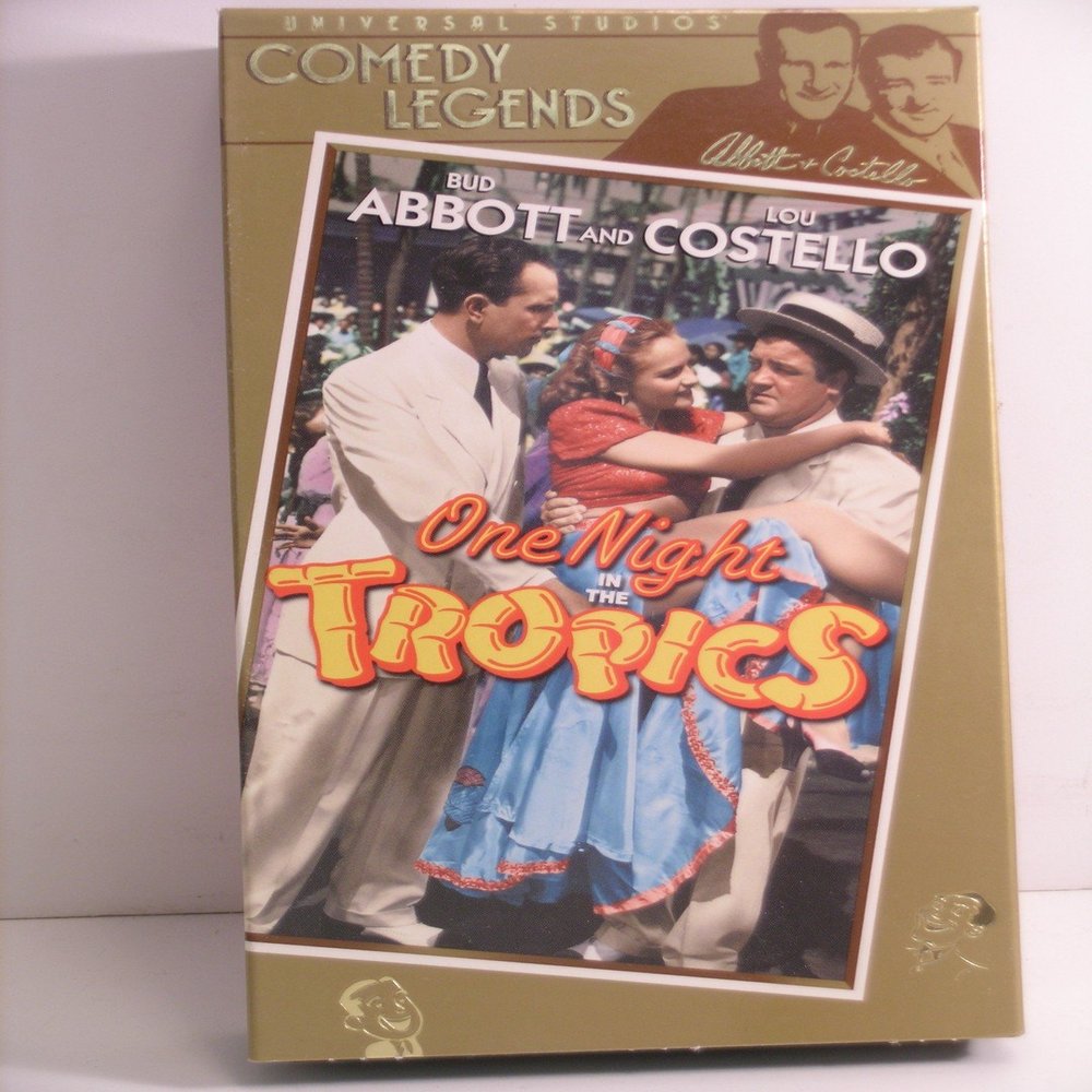 Bud Abbott & Lou Costello---One Night in The Tropics---VHS VIdeo Tape