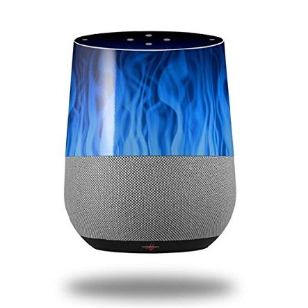 Fire Blue - Decal Style Skin Wrap fits Google Home Original (Google Home NOT Included)