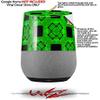 Criss Cross Green - Decal Style Skin Wrap fits Google Home Original (Google Home NOT Included) view 2