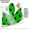 Criss Cross Green - Decal Style Skin Wrap fits Google Home Original (Google Home NOT Included) view 3