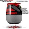 Baja 0040 Red - Decal Style Skin Wrap fits Google Home Original (Google Home NOT Included) view 2