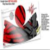 Baja 0040 Red - Decal Style Skin Wrap fits Google Home Original (Google Home NOT Included) view 3