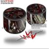 Skin Wrap Decal Set 2 Pack for Amazon Echo Dot 2 - Domain Wall (2nd Generation ONLY - Echo NOT Included) view 2