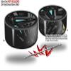 Skin Wrap Decal Set 2 Pack for Amazon Echo Dot 2 - Baja 0023 Neon Teal (2nd Generation ONLY - Echo NOT Included) view 2