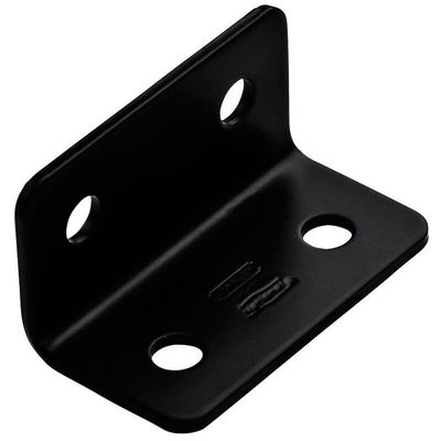 National Hardware N351-483 1.6 X 3 X 1/8 Black Wide Corner Brace