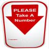 Alzatex Multi-Window Take-a-Number System w/ 3-Digit Ticket Number and 5-Digit Window Number w/Voice Announce for Waiting Line Management view 4