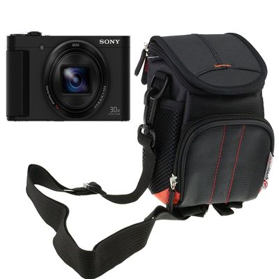 Navitech Black Camera Case Bag Compatible With Sony Cybershot HX80 20MP