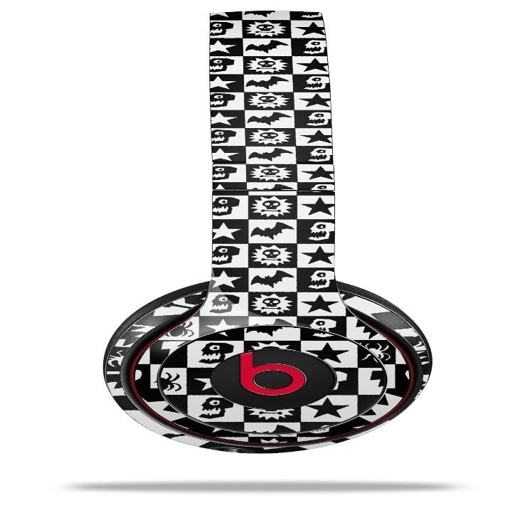 WraptorSkinz Skin Compatible with Beats Solo 4, Solo 3 and Solo 2 Wireless Headphones - Gothic Punk Pattern - Decal Vinyl Wrap (Headphones NOT Included)
