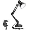 TORCHSTAR Metal Desk Lamp, Adjustable Swing Arm, E26, Black view 1