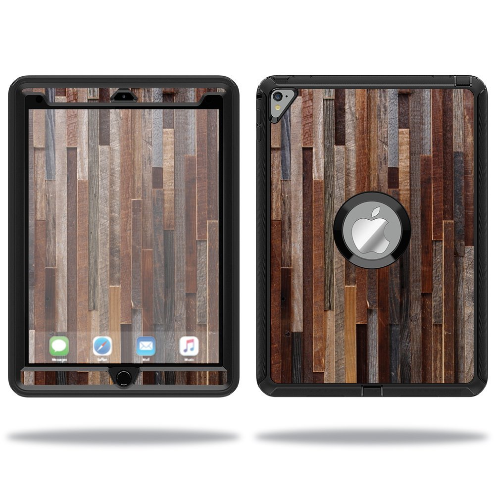 MightySkins Skin Compatible with OtterBox Defender Apple iPad Pro 9.7 Case wrap Cover Sticker Skins Woody