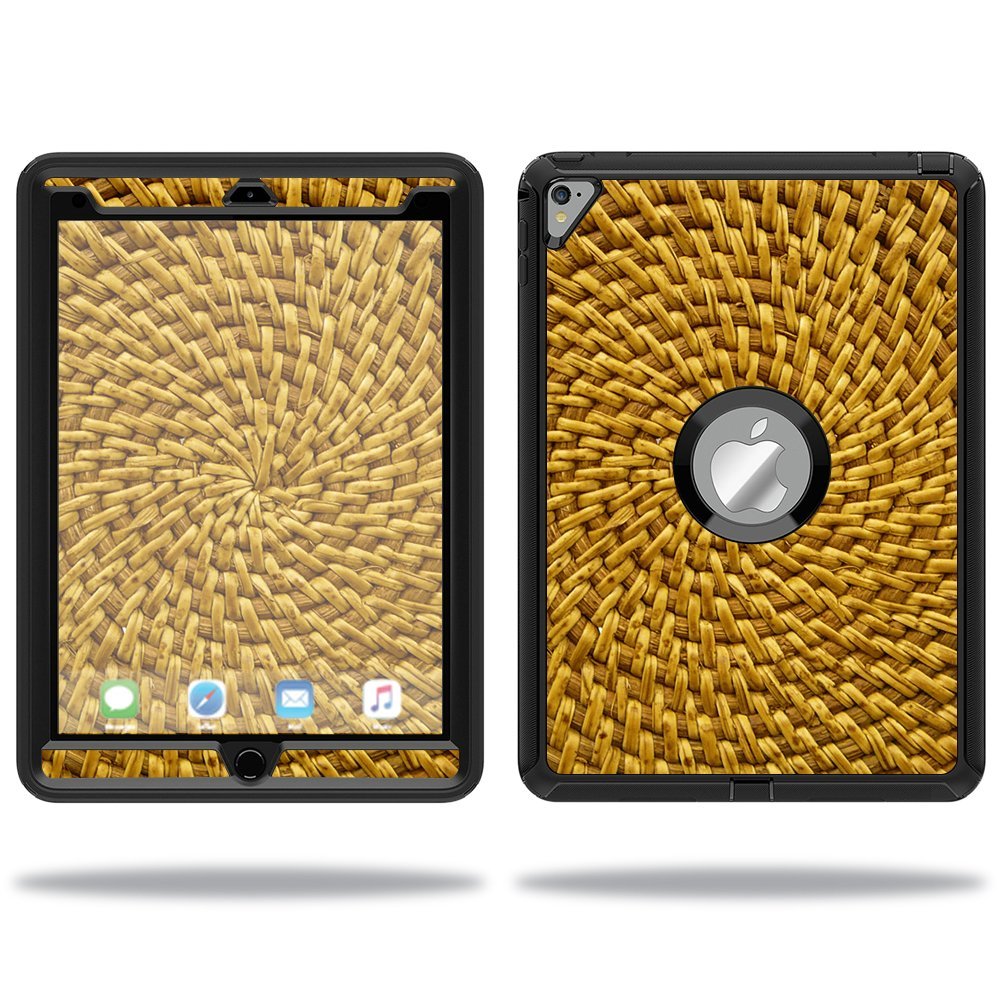 MightySkins Skin Compatible with OtterBox Defender Apple iPad Pro 9.7 Case wrap Cover Sticker Skins Circle Weave