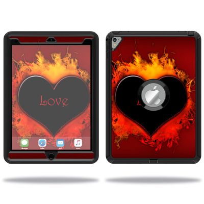 MightySkins Skin Compatible with OtterBox Defender Apple iPad Pro 9.7 Case wrap Cover Sticker Skins Love