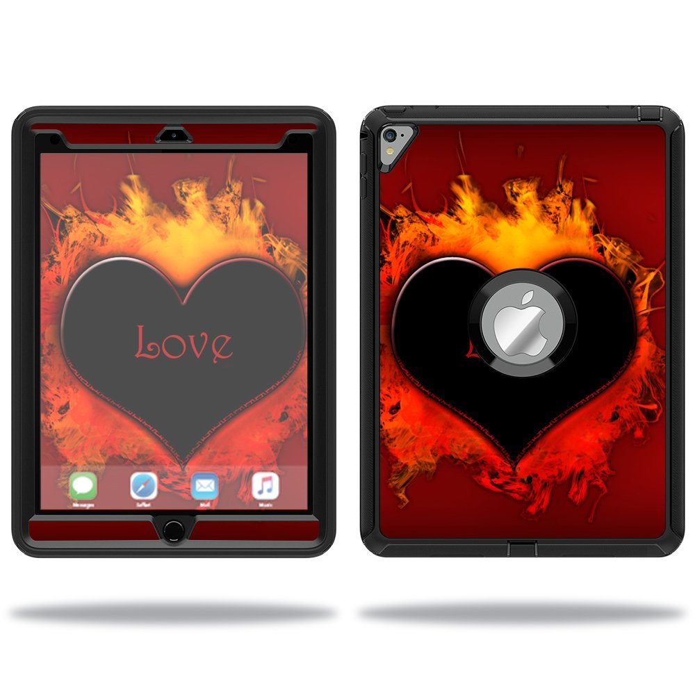MightySkins Skin Compatible with OtterBox Defender Apple iPad Pro 9.7 Case wrap Cover Sticker Skins Love