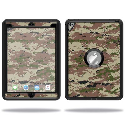 MightySkins Skin Compatible with OtterBox Defender Apple iPad Pro 9.7 Case wrap Cover Sticker Skins Urban Camo