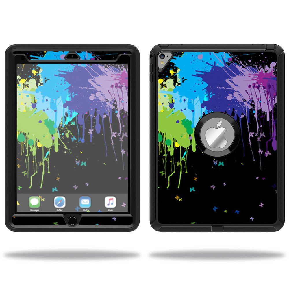MightySkins Skin Compatible with OtterBox Defender Apple iPad Pro 9.7 Case wrap Cover Sticker Skins Splatter