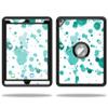 MightySkins Skin Compatible with OtterBox Defender Apple iPad Pro 9.7 Case wrap Cover Sticker Skins Teal Splatter view 1