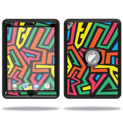 MightySkins Skin Compatible with OtterBox Defender Apple iPad Pro 9.7 Case wrap Cover Sticker Skins Hyper