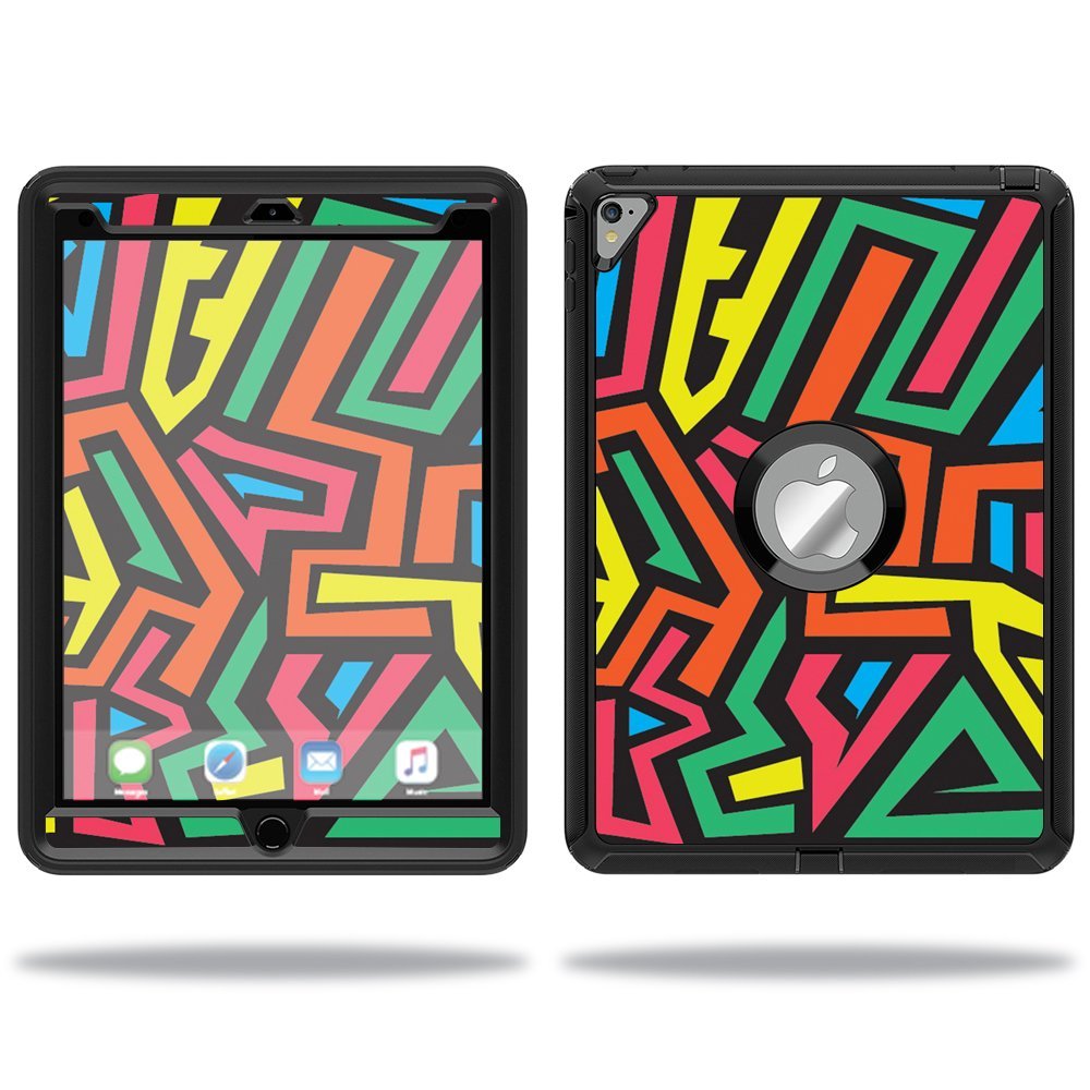 MightySkins Skin Compatible with OtterBox Defender Apple iPad Pro 9.7 Case wrap Cover Sticker Skins Hyper