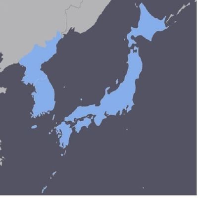 Japan, Korea GPS Map for Garmin Devices