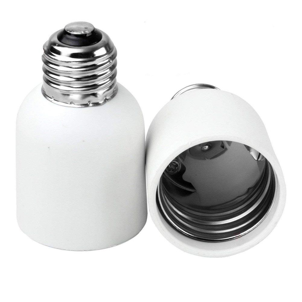 E-Simpo 4pcs E26 to E39 Adapter,E26/E27 to E39/E40 Adapter Medium(E26/E27) to Mogul (E39/E40) Light Bulb Lamp Socket Converter Max Watt 660W