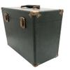 GPO Portable Retro Style Carry Case for LPs, Albums and 12Inch Vinyl Records (Holds 30 Albums) (Green/Black) view 3