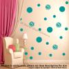 50X Zebra Print Polka Dot Wall Stickers Polka Circles Vinyl Decals kids Room Art view 4