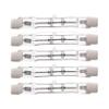 CTKcom 250-Watt 3.1-Inch T3 Halogen Bulbs(5 Pack) - J Type 78mm Double Ended 120 Volts 250 Watt T3 Halogen Bulbs R7S Double Ended Filament Flood Lights Quartz Tube Lamps 120V,5 Pack view 1