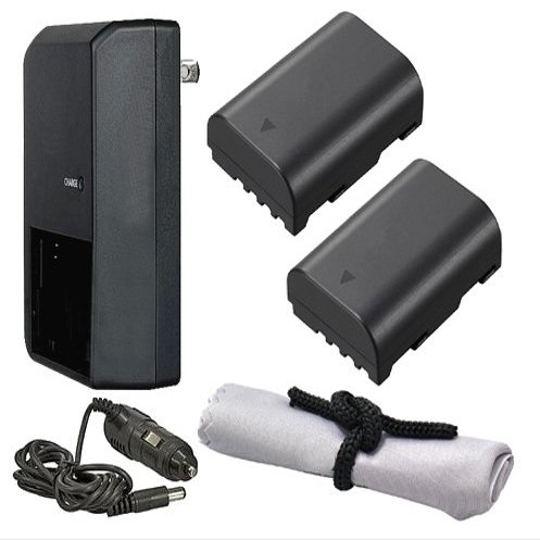 'Intelligent' Batteries (2 Units) Compatible With Panasonic Lumix DC-GH5 + AC/DC Travel Charger