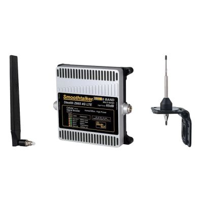 Smoothtalker Stealth Z6 65dB High Power 4G LTE Cell Phone Signal Booster for Home and Office