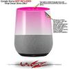 Smooth Fades White Hot Pink - Decal Style Skin Wrap fits Google Home Original (Google Home NOT Included) view 2