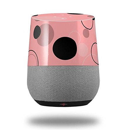 Lots of Dots Pink on Pink - Decal Style Skin Wrap fits Google Home Original (Google Home NOT Included)