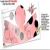 Lots of Dots Pink on Pink - Decal Style Skin Wrap fits Google Home Original (Google Home NOT Included) view 3