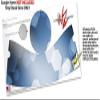Bokeh Hex Blue - Decal Style Skin Wrap fits Google Home Original (Google Home NOT Included) view 3