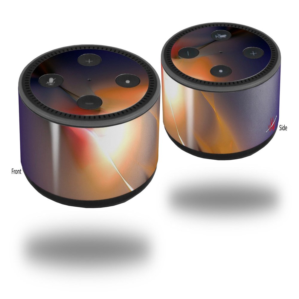 Skin Wrap Decal Set 2 Pack for Amazon Echo Dot 2 - Intersection (2nd Generation ONLY - Echo NOT Included)