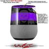 Skull Stripes Purple - Decal Style Skin Wrap fits Google Home Original (Google Home NOT Included) view 2