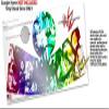 Rainbow Graffiti - Decal Style Skin Wrap fits Google Home Original (Google Home NOT Included) view 3