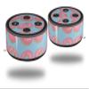 Skin Wrap Decal Set 2 Pack for Amazon Echo Dot 2 - Donuts Blue (2nd Generation ONLY - Echo NOT Included) view 1