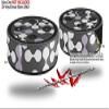 Skin Wrap Decal Set 2 Pack for Amazon Echo Dot 2 - Locknodes 04 Lavender (2nd Generation ONLY - Echo NOT Included) view 2
