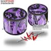 Skin Wrap Decal Set 2 Pack for Amazon Echo Dot 2 - Scene Kid Sketches Purple (2nd Generation ONLY - Echo NOT Included) view 2