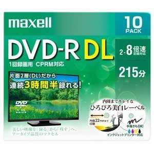 Maxell 8 X Speed dvd + r Dl 10 Pack 8.5 GB howaitopurintaburu drd215wpe. 10S