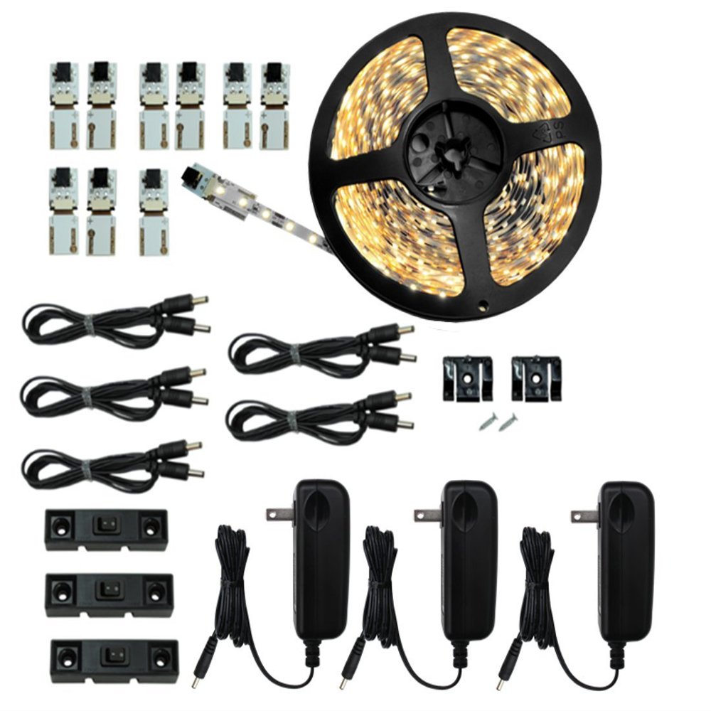 Inspired LED - Light Strip - Cut and Connect Kit - Super Bright Pure White 4200K - 39.5 ft / 12M - Strip Lighting LED - Dimmable led