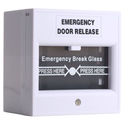 UHPPOTE Wired Security Switch Break Glass for Fire Alarm Emergency Exit Release Button