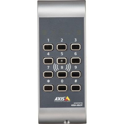 AXIS A4011-E Reader Generic Touch-Free Reader with Keypad - Door - Mechanical Key, Proximity - 12 V DC - Door-mountable - RoHS, TAA Compliance