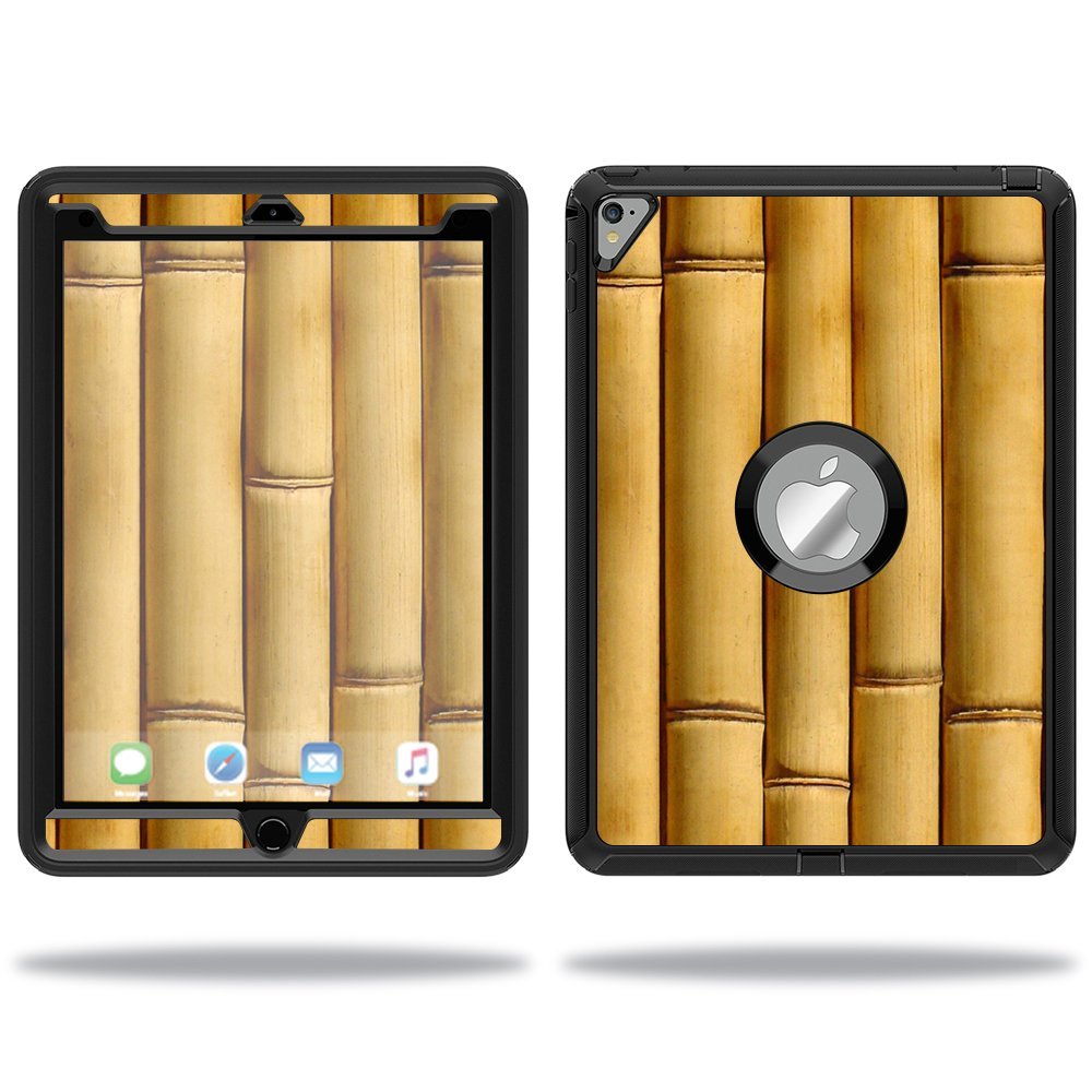 MightySkins Skin Compatible with OtterBox Defender Apple iPad Pro 9.7 Case wrap Cover Sticker Skins Bamboo