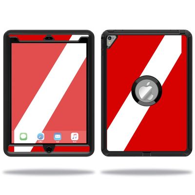 MightySkins Skin Compatible with OtterBox Defender Apple iPad Pro 9.7 Case wrap Cover Sticker Skins Scuba Flag