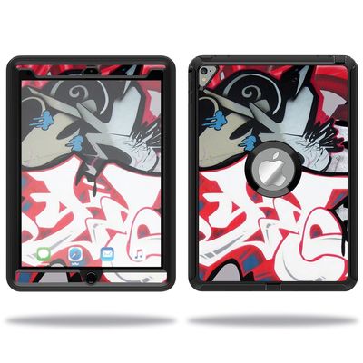 MightySkins Skin Compatible with OtterBox Defender Apple iPad Pro 9.7 Case wrap Cover Sticker Skins Graffiti Mash Up
