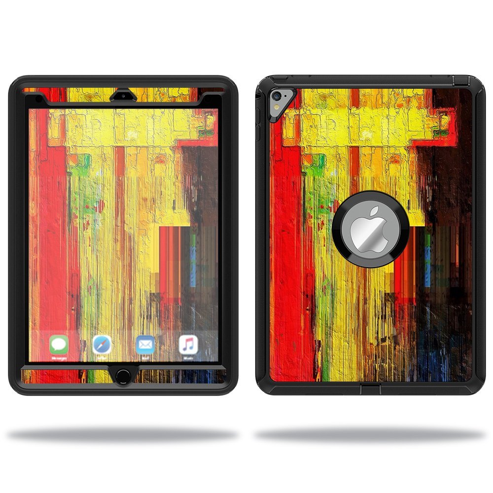 MightySkins Skin Compatible with OtterBox Defender Apple iPad Pro 9.7 Case wrap Cover Sticker Skins Painted Wood