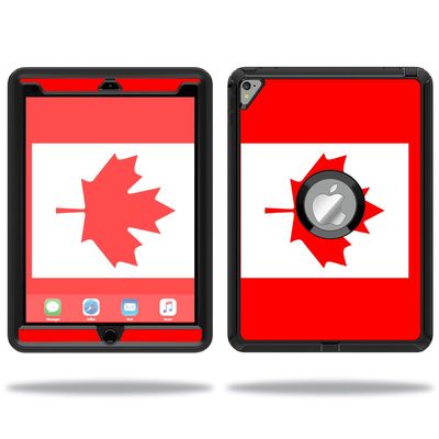 MightySkins Skin Compatible with OtterBox Defender Apple iPad Pro 9.7 Case wrap Cover Sticker Skins Canadian Flag